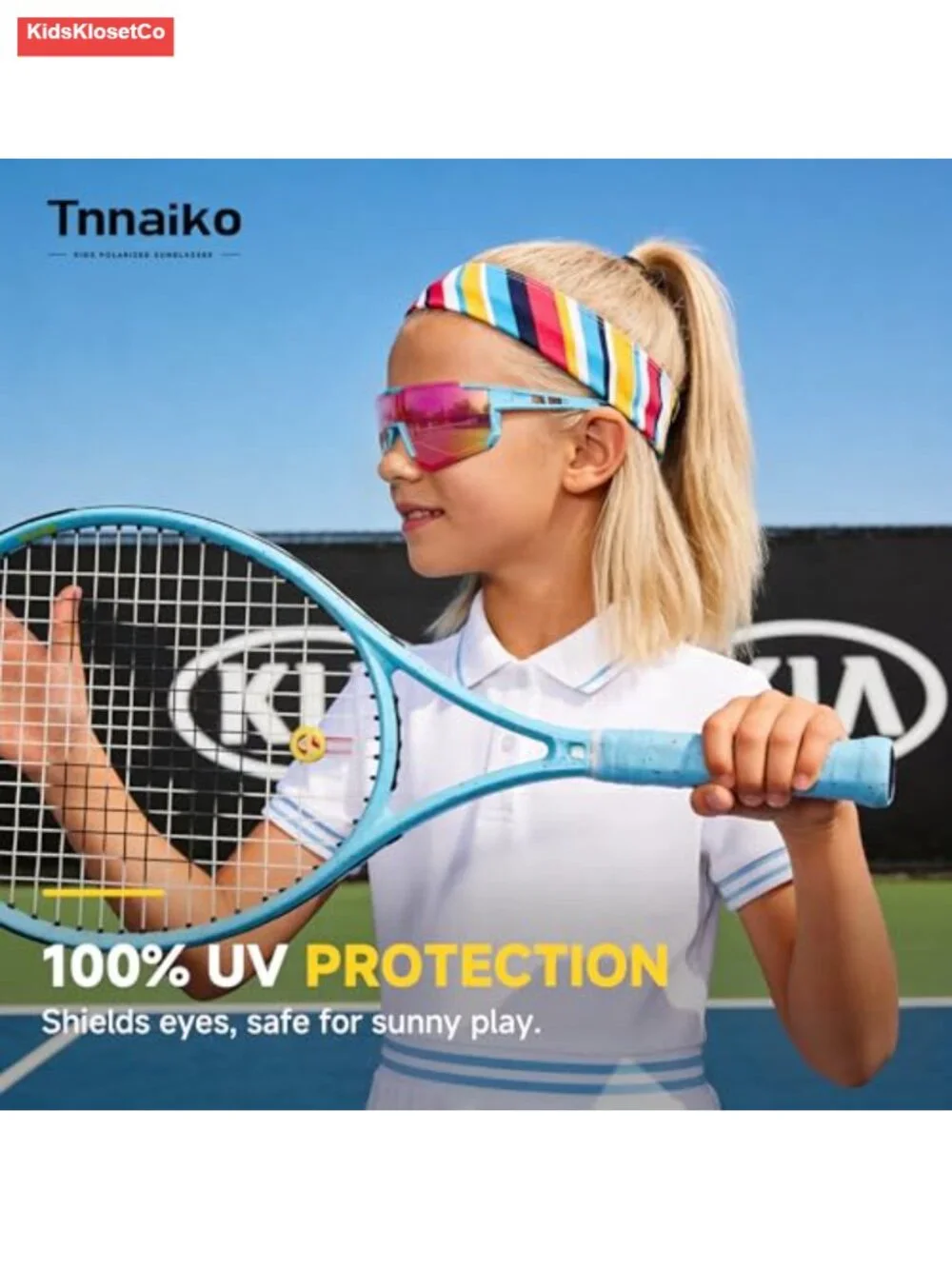 Youth Polarized Sports Sunglasses for Baseball Cycling UV Protection